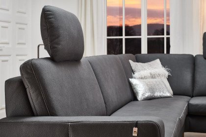 Modern Classic NL von Gruber - Eckgarnitur Variante rechts basalt