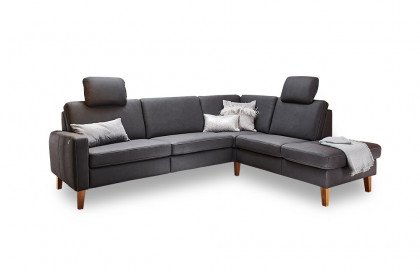 Modern Classic NL von Gruber - Eckgarnitur Variante rechts basalt