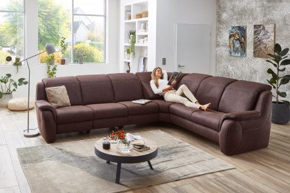Palisa System 2070 von Polsteria - Ecksofa Ausführung rechts chocco