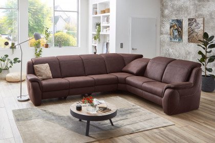 Palisa System 2070 von Polsteria - Ecksofa Ausführung rechts chocco