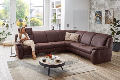 Palisa System 2070 von Polsteria - Ecksofa Ausführung rechts chocco