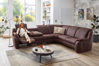 Palisa System 2070 von Polsteria - Ecksofa Ausführung rechts chocco