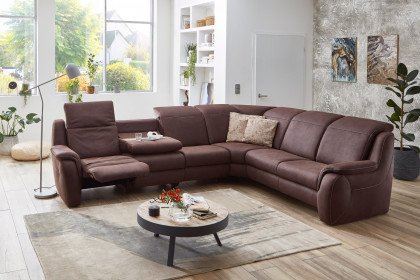 Palisa System 2070 von Polsteria - Ecksofa Ausführung rechts chocco