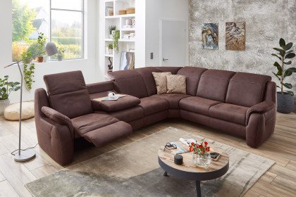 Palisa System 2070 von Polsteria - Ecksofa Ausführung rechts chocco