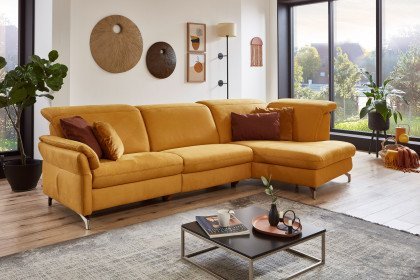 Sardena von Polsteria - Ecksofa Ausführung rechts yellow