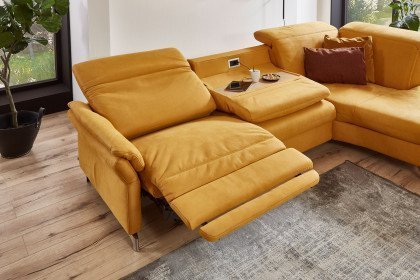 Sardena von Polsteria - Ecksofa Ausführung rechts yellow
