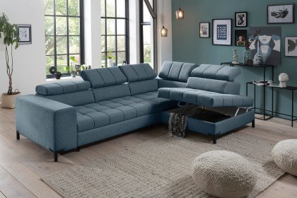 Bocco von Exxpo - Ecksofa Variante rechts navy