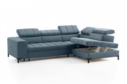 Bocco von Exxpo - Ecksofa Variante rechts navy