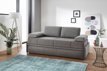 Twin von Bali - Einzelliege hellgrau mit Bettkasten