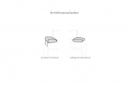 Twin von Bali - Einzelliege hellgrau mit Bettkasten