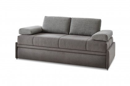 Twin von Bali - Einzelliege hellgrau mit Bettkasten