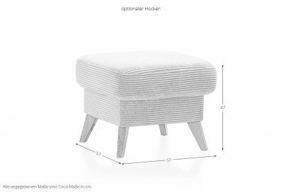 Samso von Exxpo - Einzelsofa beige