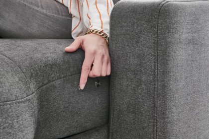 Maestra von Hukla - Polsterecke rechts grau