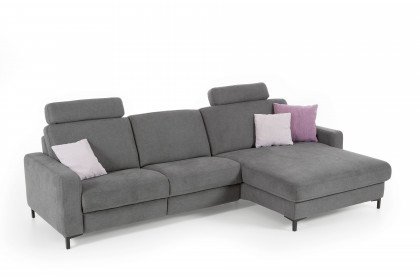 Maestra von Hukla - Polsterecke rechts grau