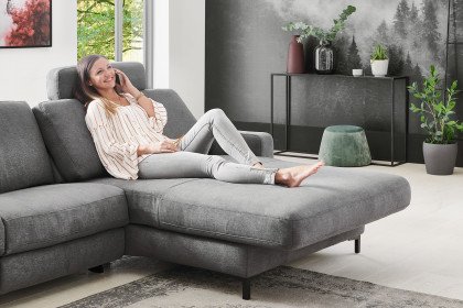 Maestra von Hukla - Polsterecke rechts grau