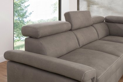 Dandy von ALINA - Eckgarnitur Variante rechts grau