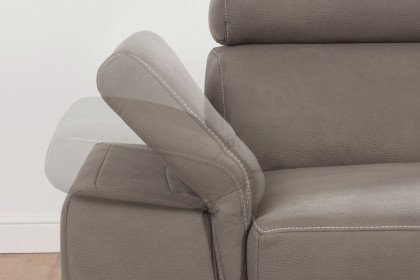 Dandy von ALINA - Eckgarnitur Variante rechts grau