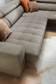 Reeve 2008 von ALINA - Eckgarnitur Variante rechts taupe