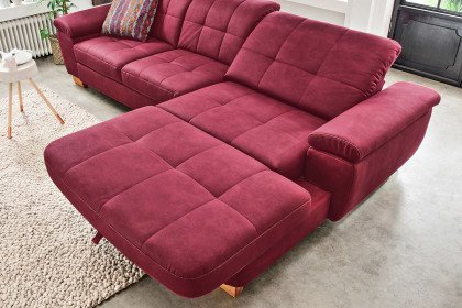 Landscape 2155 von ALINA - Eckgarnitur Variante rechts kirsche