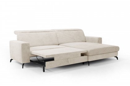 Bolero-LE23 von Sit & More - Ecksofa Variante rechts creme