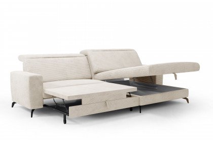 Bolero-LE23 von Sit & More - Ecksofa Variante rechts creme