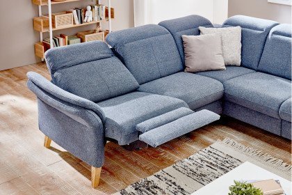 Colmar von Sit & More - Eckgarnitur Variante rechts blaugrau