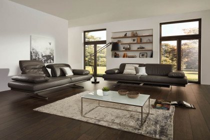 1810 von Himolla - Leder-Ensemble zinn