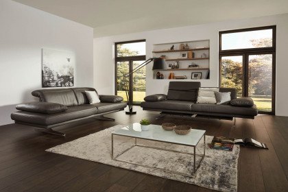 1810 von Himolla - Leder-Ensemble zinn