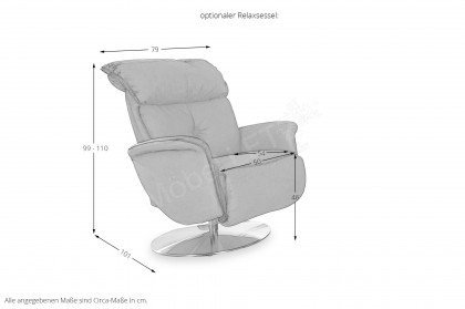 4718 von Himolla - Polster-Ensemble blau