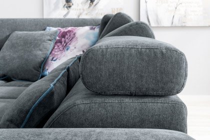 Moda 2047 von ALINA - Wohnlandschaft Variante links dunkelgrau