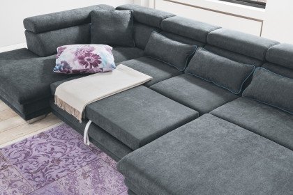 Moda 2047 von ALINA - Wohnlandschaft Variante links dunkelgrau