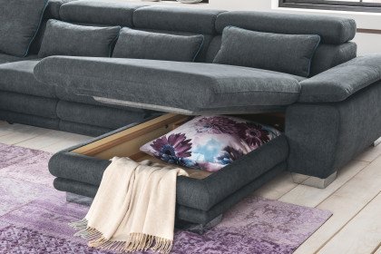 Moda 2047 von ALINA - Wohnlandschaft Variante links dunkelgrau