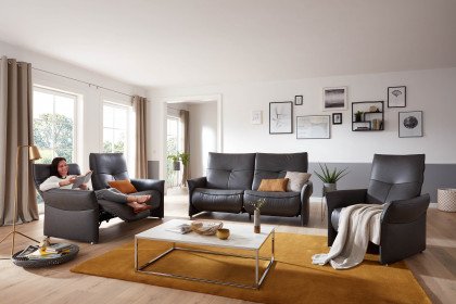 Varia 4934/4935 von Himolla - Leder-Ensemble moor