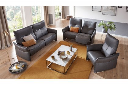 Varia 4934/4935 von Himolla - Leder-Ensemble moor