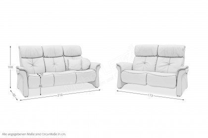 Varia 4792 von Himolla - Leder-Duo lava