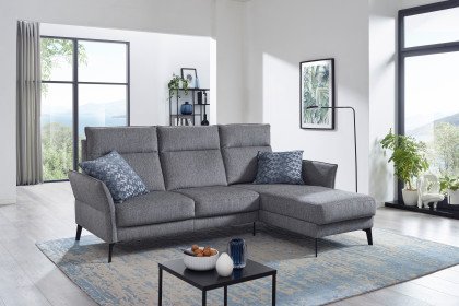 S460 Monaco von Ponsel - Eckcouch rechts silber