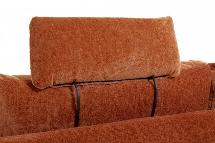 Kiano von GUTMANN - Sofa mit Anstellhocker links bronze