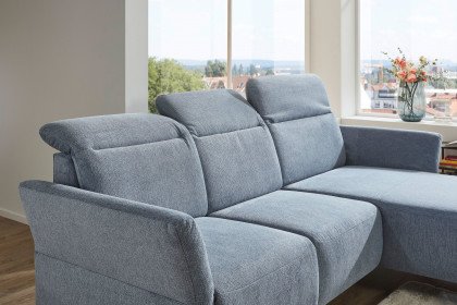 Coriba von Sit & More - Eckgarnitur Variante rechts blau