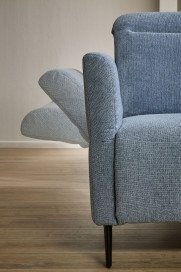 Coriba von Sit & More - Eckgarnitur Variante rechts blau