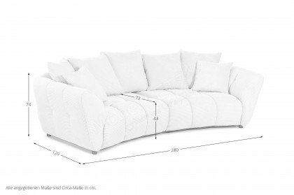 Nelli von GUTMANN - Megasofa creme