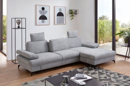 Morris von Sit & More - Eckgarnitur Variante rechts steel