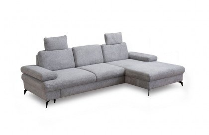 Morris von Sit & More - Eckgarnitur Variante rechts steel