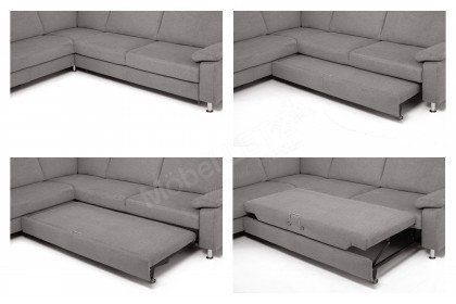 ZE-EM22126 von Zehdenick - Ecksofa Variante links grey
