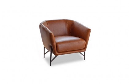 Venere von Calia Italia - Ledersessel cognac