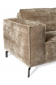 Jules von Easy Sofa - Polstergarnitur rechts taupe