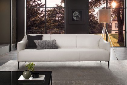 15350 Sally von Willi Schillig - Ledersofa bianco