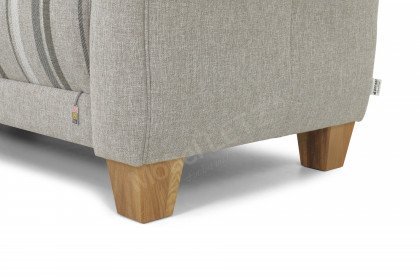 S440 Davos von Ponsel - Polsterduo beige-gestreift