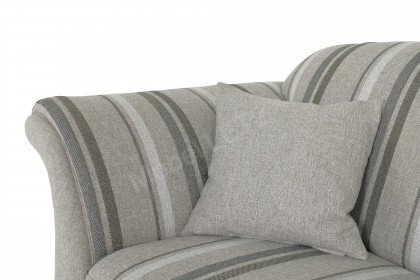 S440 Davos von Ponsel - Polsterduo beige-gestreift