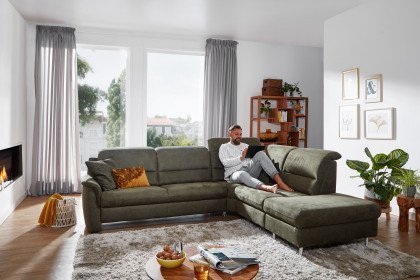 Nizza von Dietsch - Eckcouch Variante rechts olive