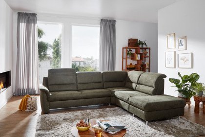 Nizza von Dietsch - Eckcouch Variante rechts olive